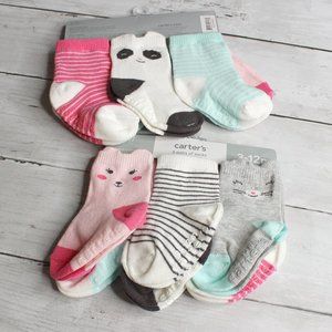 Carter's Baby Girl's Socks Set Size 3-12 Months 12 Pair Lot